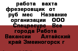 работа . вахта. фрезеровщик. от 50 000 руб./мес. › Название организации ­ ООО Спецресурс - Все города Работа » Вакансии   . Алтайский край,Змеиногорск г.